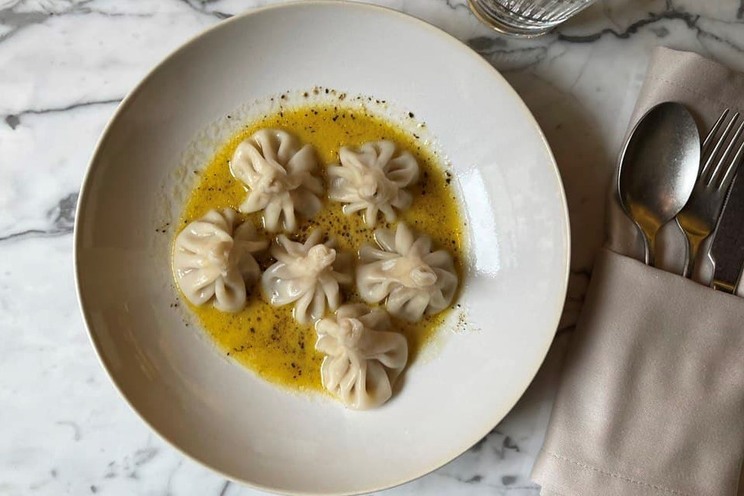 Мини-хинкали с мясом (490 руб.)