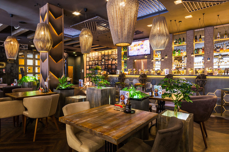 Интерьер ресторана Brasserie Kriek
