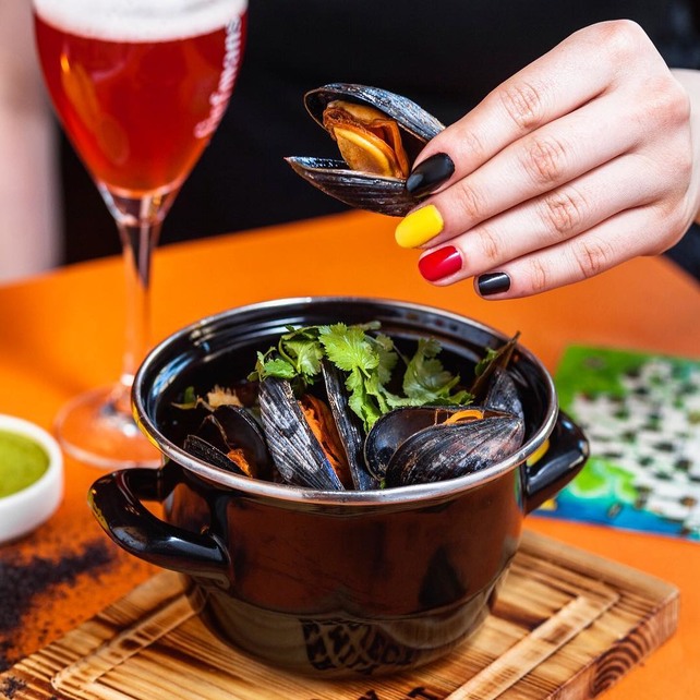 ресторан «Brasserie Kriek», Свежие беломорские мидии со скидкой 40%