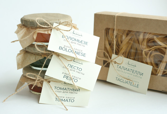 ресторан «Amo Cucinare», Собственная продукция