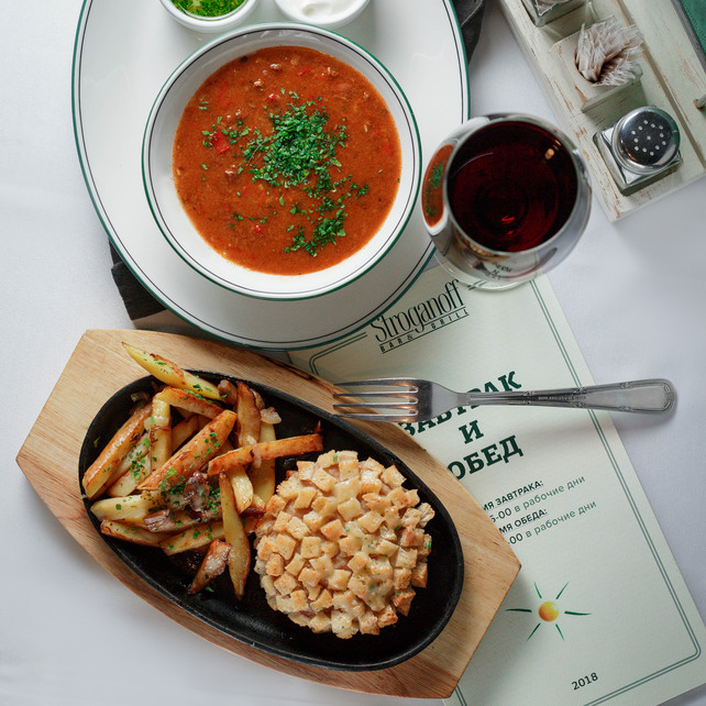 ресторан «Stroganoff Bar & Grill», Еда на вынос